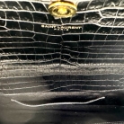 Borsa YSL a mano, pelle nera