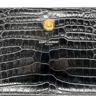 Borsa YSL a mano, pelle nera