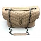 Bolso YSL Lou Lou color crema