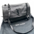 Bolso Yves Saint Laurent con bandolera negro