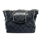 Chanel Shopping Tote negro en tela