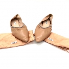 Bailarinas Miu miu de cuero salmon.