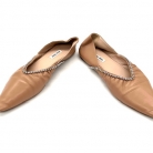 Bailarinas Miu miu de cuero salmon.
