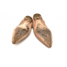 Bailarinas Miu miu de cuero salmon.