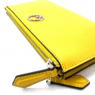 Fendi Double Zip Wallet Vitello Cruise Sunflower