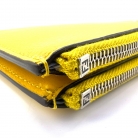 Fendi Double Zip Wallet Vitello Cruise Sunflower