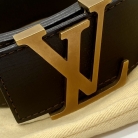 cintura in pelle marrone Louis Vuitton
