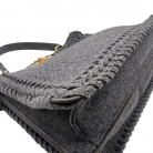 Fendi Peekaboo ISeeU tela gris