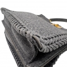 Fendi Peekaboo ISeeU tela gris