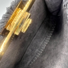 Fendi Peekaboo ISeeU tela gris