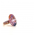 Anillo de oro rosa