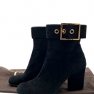 stivaletti in pelle scamosciata Gucci
