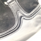 Bottega Veneta black suede and leather