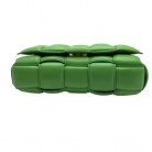 Bottega Veneta Cassette Chain Bag en cuero verde