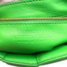Bottega Veneta Cassette Chain Bag en cuero verde
