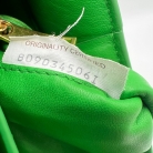 Bottega Veneta Cassette Chain Bag en cuero verde