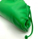 Bottega Veneta Pouch bag in the iconic Bottega green color