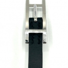 Brazalete Hermès de cuero negro