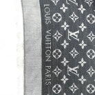 Louis Vuitton Monogram Classic scarf in grey and black
