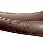 Burberry cintura in tessuto Check e pelle