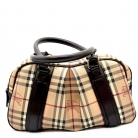 Burberry vintage en lona estampada con Burberry Check