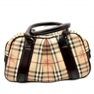 Burberry vintage en lona estampada con Burberry Check