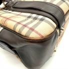 Burberry vintage en lona estampada con Burberry Check