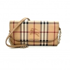 Burberry Wallet on Chain Check Beige
