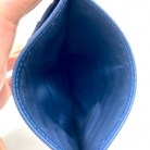 Porta carte Prada blu navy