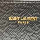 cardholder saint laurent cuero negro