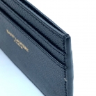 cardholder saint laurent cuero negro