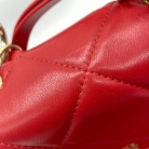 carolina herrera cuero rojo