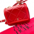 carolina herrera cuero rojo