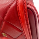carolina herrera cuero rojo
