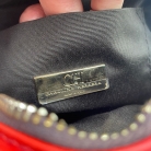 carolina herrera cuero rojo