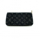 Portafoglio in denim Louis Vuitton
