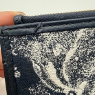 Portafoglio Dior 30 Montaigne Dahlia in jacquard blu