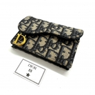 Dior Saddle jacquard Oblique wallet