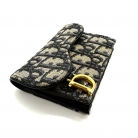 Dior Saddle jacquard Oblique wallet