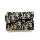 Dior Saddle jacquard Oblique wallet