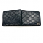 CARTERA GUCCI EN CUERO NEGRO GG
