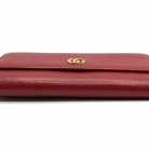 Portafoglio Gucci grande in pelle rossa