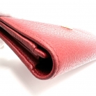 Portafoglio Gucci grande in pelle rossa