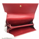 Portafoglio Gucci grande in pelle rossa
