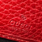 Portafoglio Gucci grande in pelle rossa