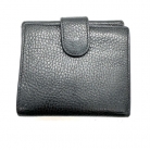 CARTERA GUCCI INTERLOCKING EN CUERO NEGRO VINTAGE