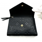 cartera Louis Vuitton en piel negra Monogram Empreinte