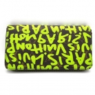 Cartera Louis Vuitton Zippy Monogram marrón y graffiti verde