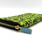 Cartera Louis Vuitton Zippy Monogram marrón y graffiti verde