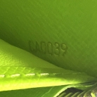 Cartera Louis Vuitton Zippy Monogram marrón y graffiti verde